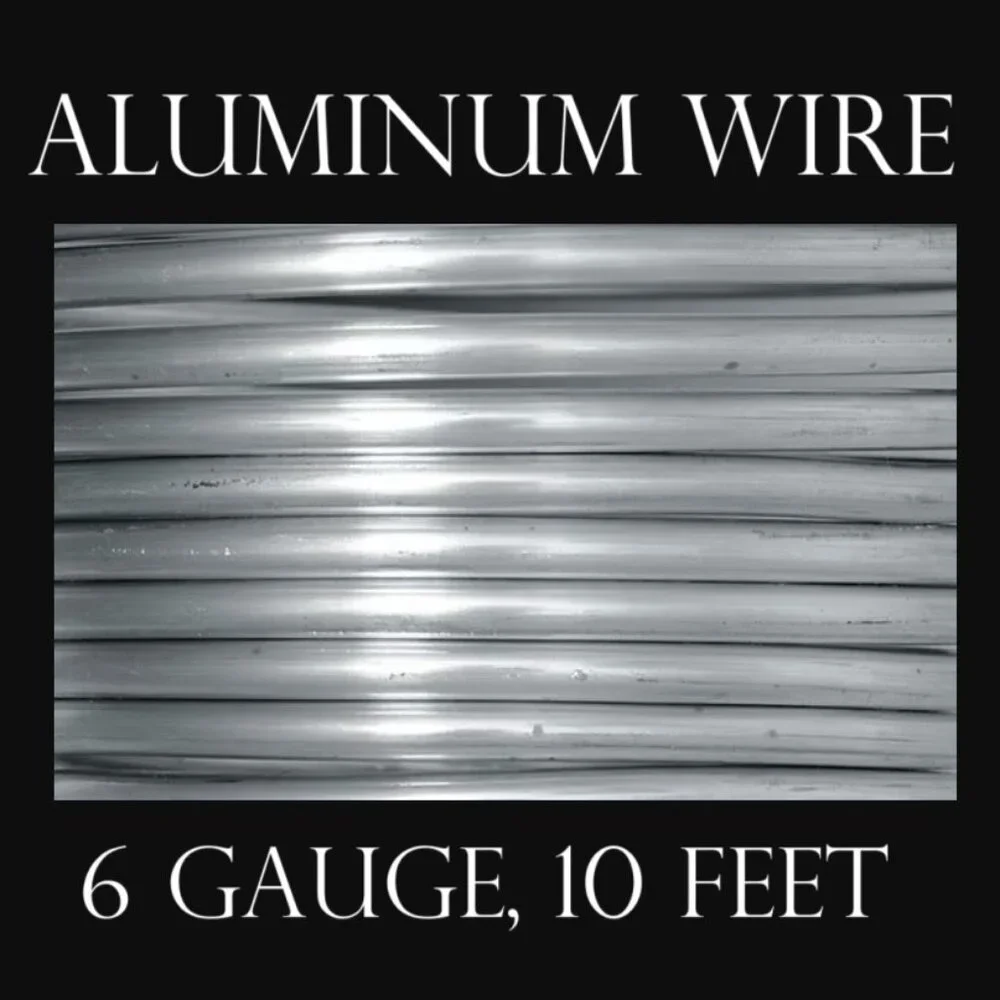 Aluminum Armature Wire Craft Art Supplies 6 Gauge 6 AWG 10 Feet Blick School